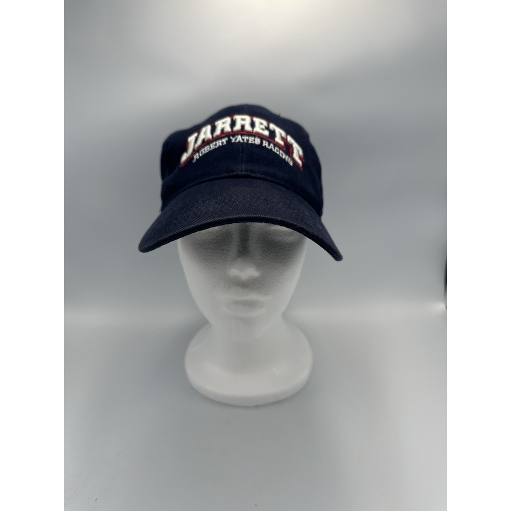 Y2K Dale Jarrett Yates Racing‎ 88 Adjustable Strapback Hat Blue Chase Authentic